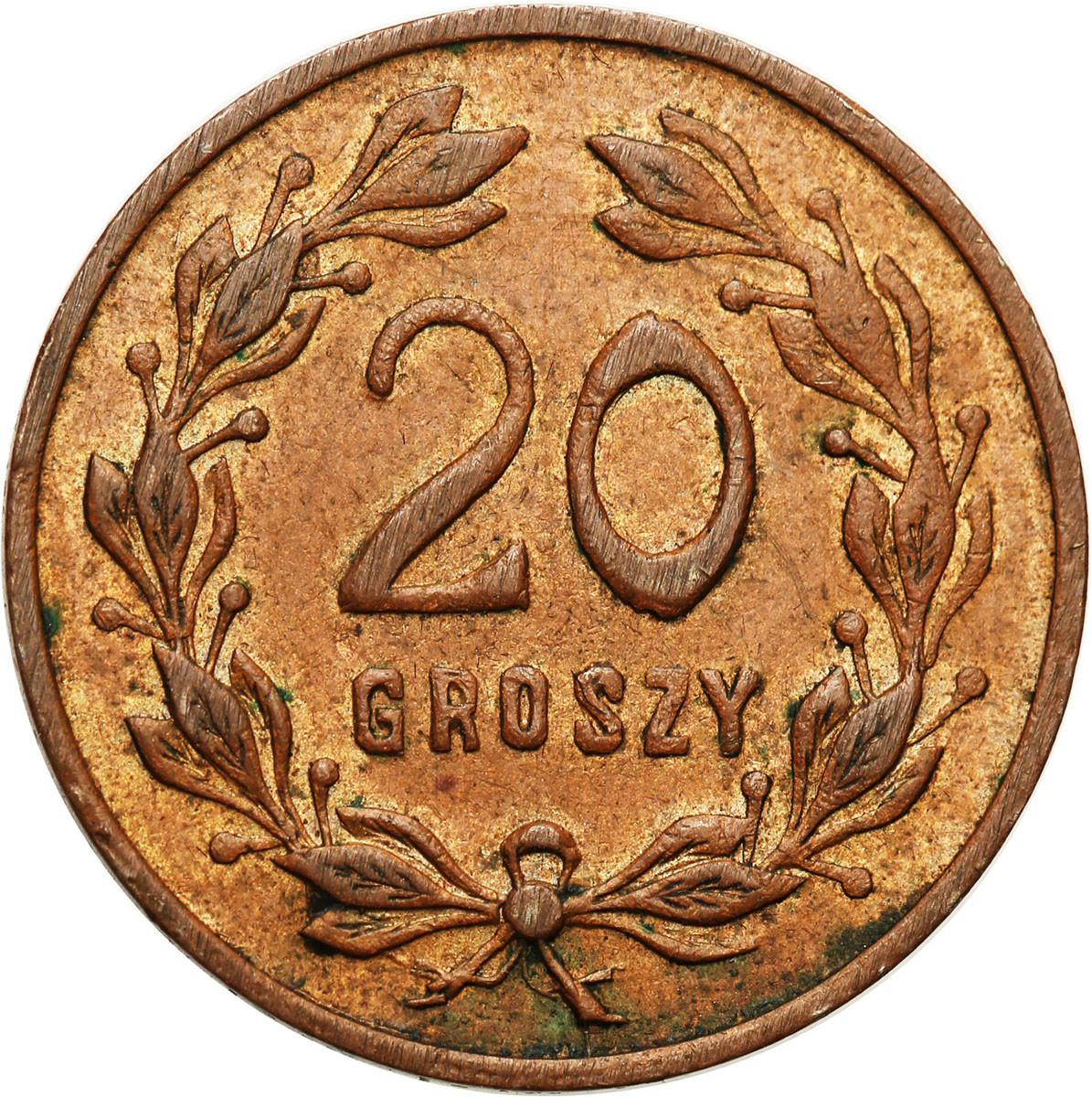 Grudziądz - 20 groszy Kasyna Podoficerskiego 64 Pułku Piechoty